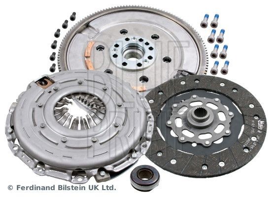 BLUE PRINT four-piece, with synthetic grease, with dual-mass flywheel, with clutch release bearing, with flywheel, 240mm Ø: 240mm Clutch replacement kit ADP153085 buy