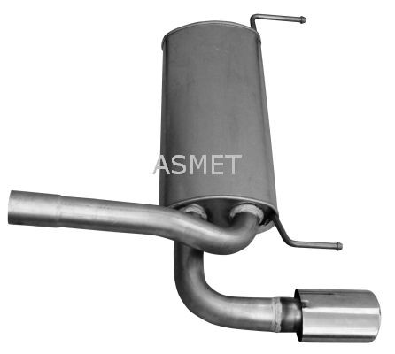 original Opel Astra J Exhaust silencer sports and universal ASMET 05.253