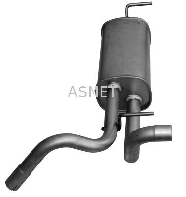 ASMET Centre Muffler Middle exhaust 05.256 buy