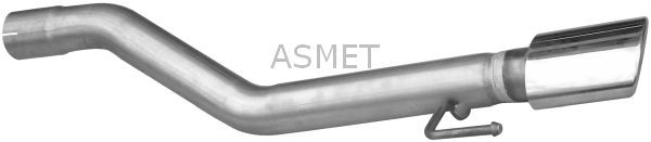 05.265 ASMET Exhaust pipes SAAB Rear
