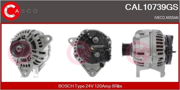 CASCO CAL10739GS Lichtmaschine für IVECO EuroCargo IV LKW in Original Qualität