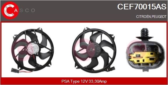 CASCO CEF70015AS Fan, radiator 1253-K2