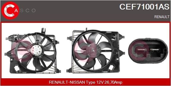 CASCO CEF71001AS Fan, radiator 77 01 04 41 85