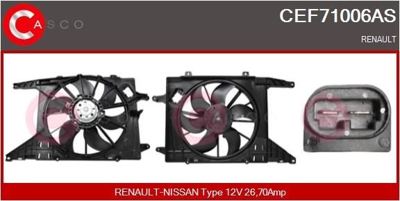 CASCO CEF71006AS Fan, radiator 7701044185