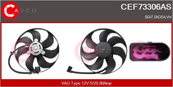 CASCO CEF73306AS Fan, radiator 6X0.959.455