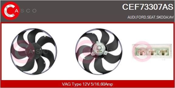 CASCO CEF73307AS Fan, radiator 7223405
