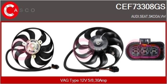 CASCO CEF73308GS Fan, radiator 1J0.959.455K