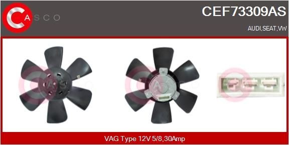 CASCO CEF73309AS Fan, radiator 811 959 455H