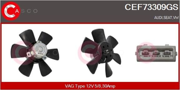 CASCO CEF73309GS Fan, radiator 811959455H