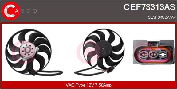 CASCO D1: 290 mm, 12V Cooling Fan CEF73313AS buy
