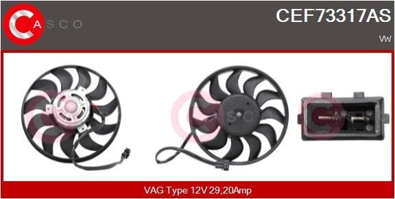 CASCO CEF73317AS Fan, radiator 701.959.455AE