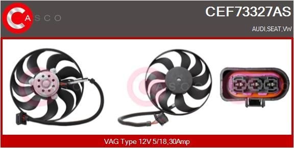 CASCO CEF73327AS Fan, radiator 1J0.959.455 R