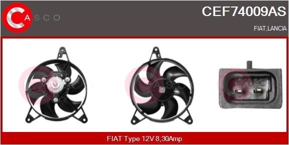 CASCO CEF74009AS Fan, radiator 7766212
