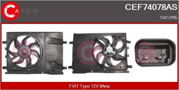 CASCO CEF74078AS Fan, radiator 55700341