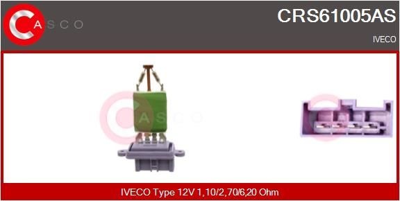 CASCO CRS61005AS Blower motor resistor IVECO experience and price
