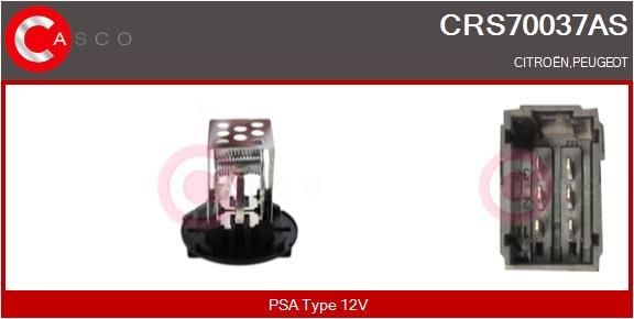 CASCO CRS70037AS Blower motor resistor Citroen C4 Mk1 2.0 HDi 140 hp Diesel 2009 price