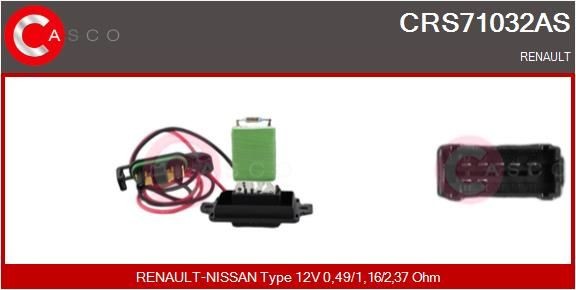 CRS71032AS CASCO Blower motor resistor CHRYSLER