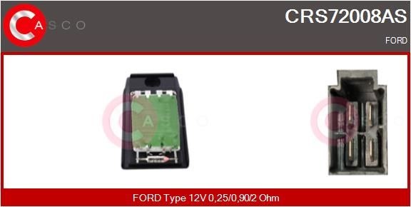 Ford TRANSIT Heater fan resistor 14378769 CASCO CRS72008AS online buy