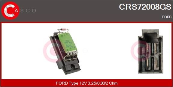 Ford FOCUS Heater blower motor resistor 14378770 CASCO CRS72008GS online buy
