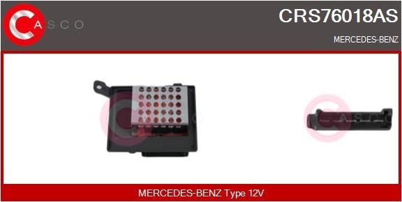 CASCO CRS76018AS Blower motor resistor Mercedes Vito Mixto W639 115 CDI 150 hp Diesel 2018 price