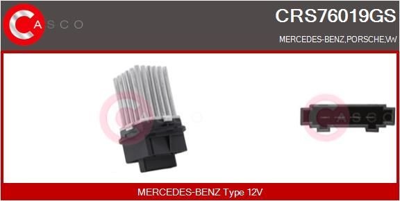 Original CRS76019GS CASCO Heater fan resistor MERCEDES-BENZ