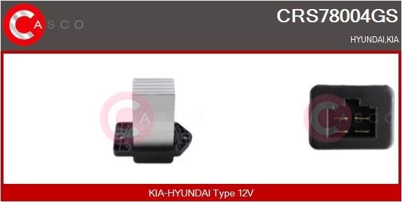 CASCO Heater blower motor resistor KIA Rio III Hatchback (UB) new CRS78004GS