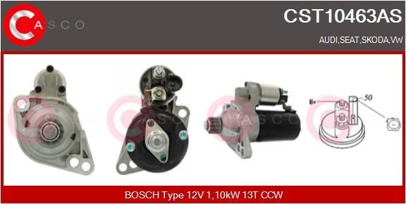CASCO CST10463AS Starter motor 02Z-911-023R