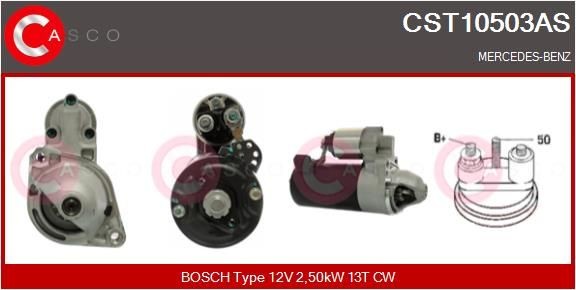 CASCO CST10503AS Starter motor 651 906 1200