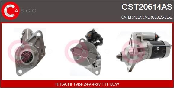 CASCO CST20614AS Starter motor 8-97216-186-1