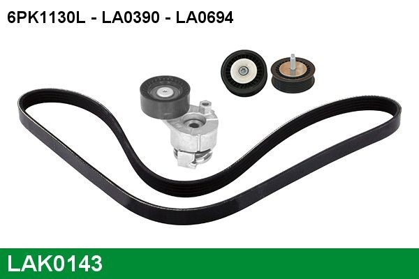 LUCAS LAK0143 V-Ribbed Belt Set 86 60 005 558