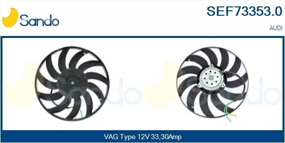 SANDO SEF73353.0 Fan, radiator 4F0959455