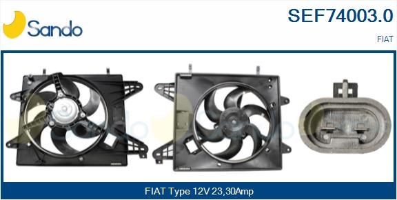 SANDO SEF74003.0 Fan, radiator 46550400