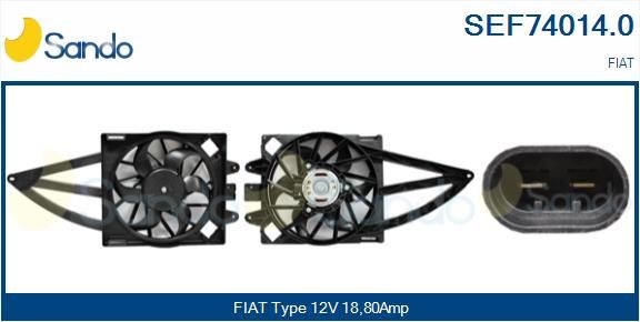 SANDO SEF74014.0 Fan, radiator 51829971