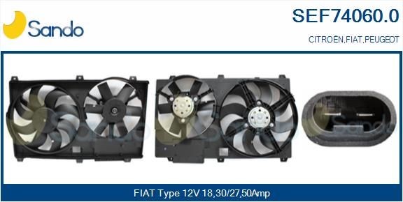 SANDO SEF74060.0 Fan, radiator 1308.H7