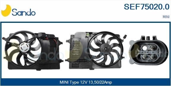 SANDO SEF75020.0 Fan, radiator 1711.7.541.092