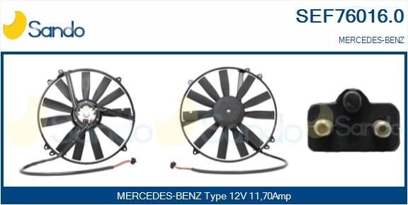 SANDO SEF76016.0 Fan, radiator A000 500 7093