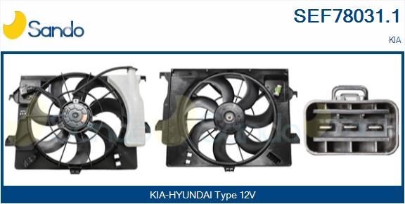 SANDO SEF78031.1 Fan, radiator 253801W152