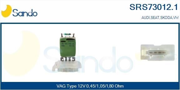 SANDO SRS73012.1 Blower motor resistor 1K0 959 263A