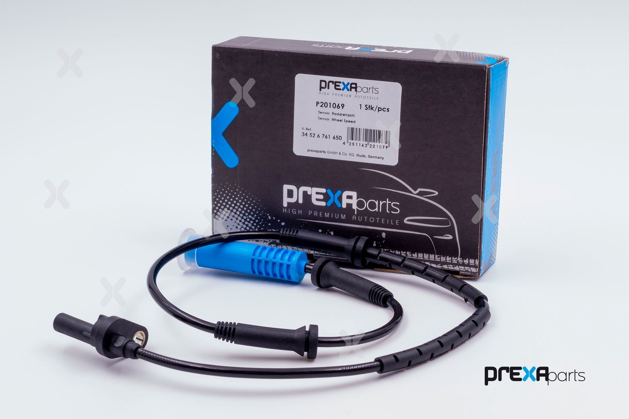 PREXAparts P201069 ABS sensor 34 52 6 758 289