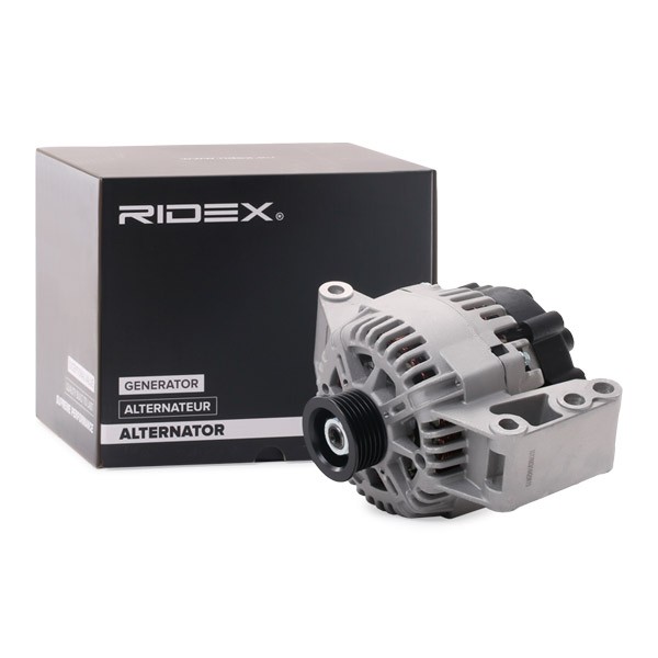 RIDEX 4G0456 Alternator 14V, 90A, M6 B+, Ø 49 mm