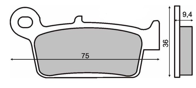 RMS Height: 36mm, Width: 9.4mm Brake pads 22 510 2630 buy