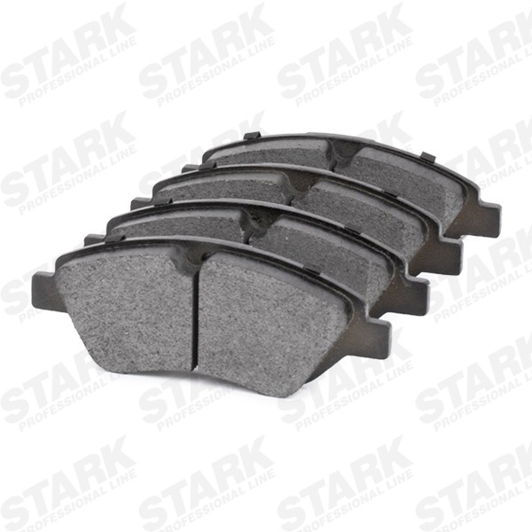STARK SKBP-0011934 Disc pads Front Axle, with acoustic wear warning, with brake caliper screws