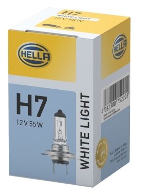 8GH 223 498-131 HELLA Fog lamp bulb ROVER H7 12V 55W PX26d, 4200K, Halogen, ECE approved