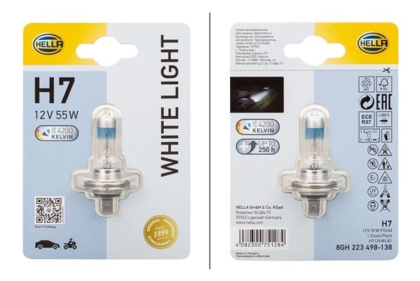 8GH 223 498-138 HELLA Glühlampe, Fernscheinwerfer für MAN online bestellen