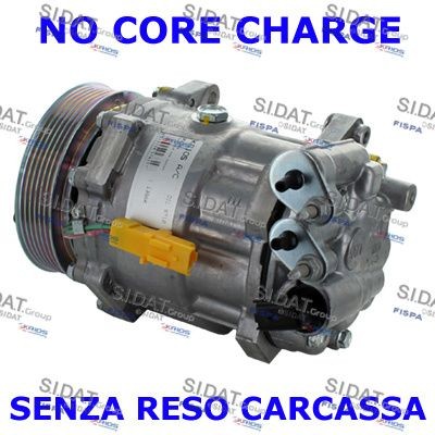 SIDAT 1.1386R Air conditioning compressor 6487-07