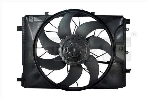 TYC 821-0014 Fan, radiator Ø: 475 mm, 600W, with radiator fan shroud