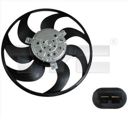 TYC for vehicles with air conditioning, Ø: 312 mm, 300W, without radiator fan shroud Cooling Fan 821-0017 buy