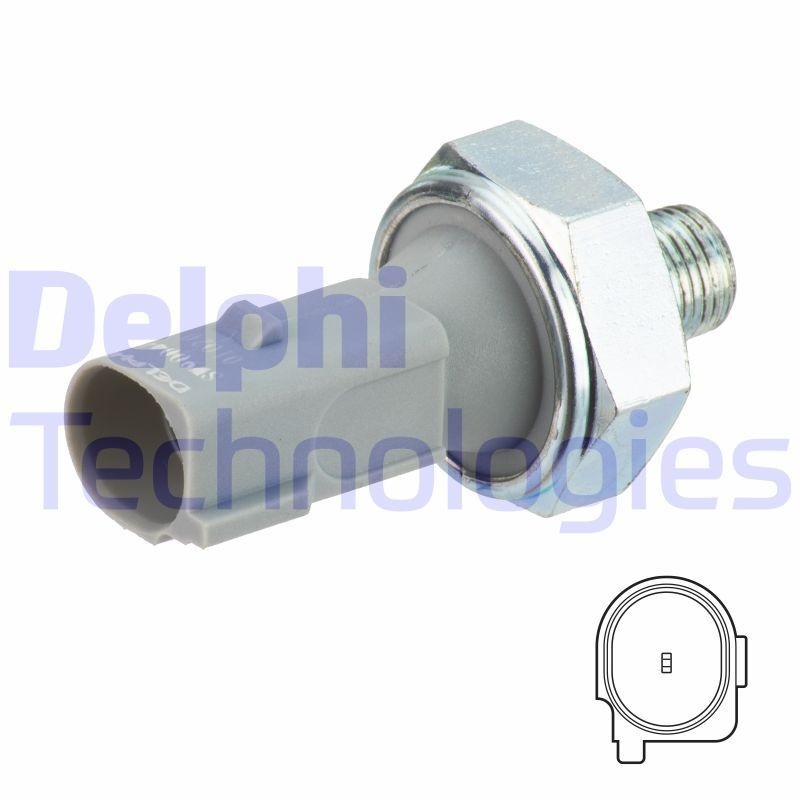DELPHI Spinac tlaku oleje / cidlo / ventil Peugeot SW90044 v originální kvalitě