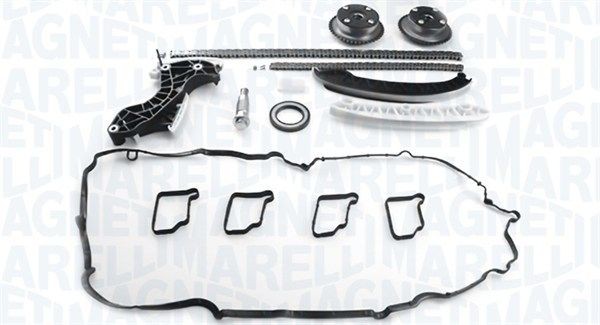 Timing chain MAGNETI MARELLI with gaskets/seals, with gear, Simplex, Open chain - 341500000990