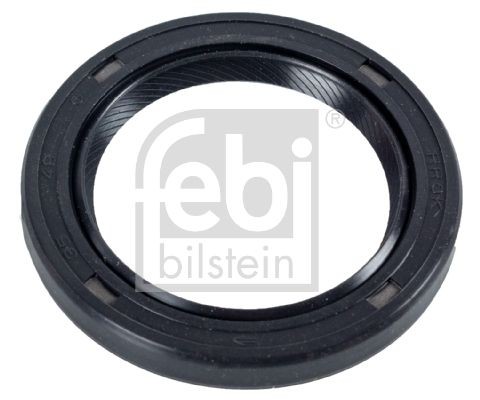 FEBI BILSTEIN 107164 Crankshaft seal for crankshaft, frontal sided, MVQ (silicone rubber)